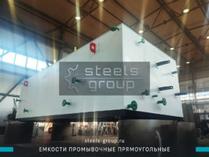 фото прямоугольных емкостей промывочных из низколегированной стали в Березниках